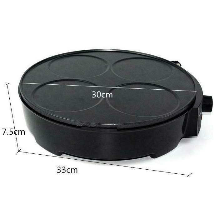 Sokany® Συσκευή για Pancakes 1200W με 4 Θέσεις & Αντικολλητικές Πλάκες